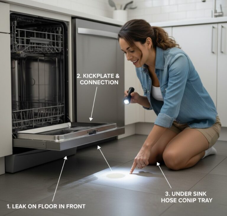 Dishwasher Leaks: 3 Places Water Hides