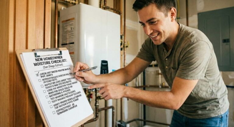 New Homeowner Moisture Checklist: First 30 Days (San Diego Edition)